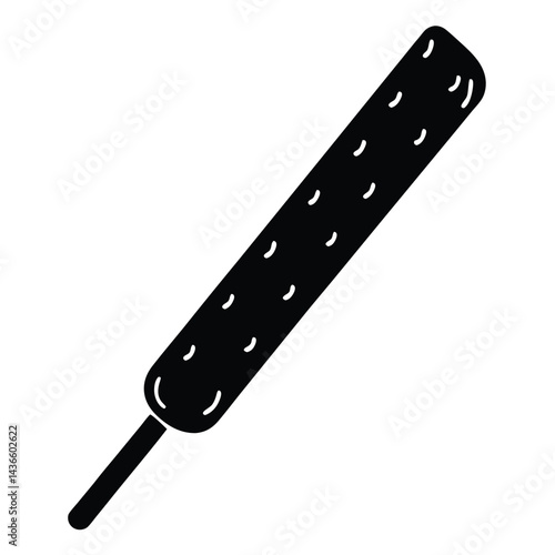 vector illustration of cute stick wax