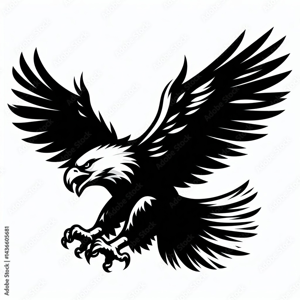 Obraz premium Eagle silhouette