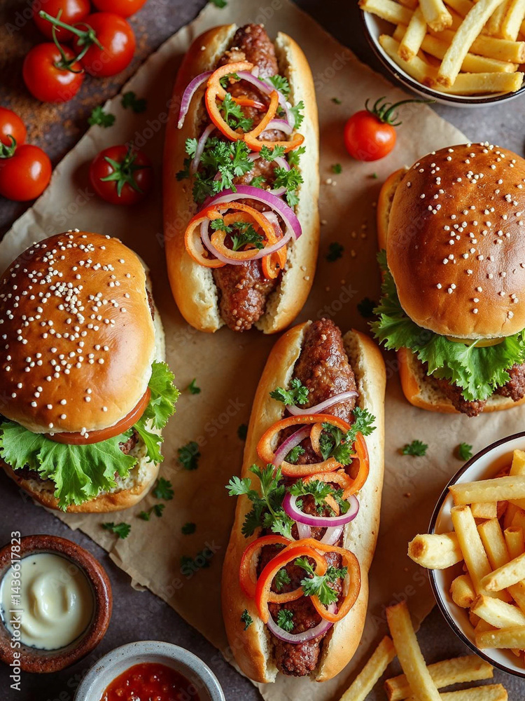 jedzenie typu fast food