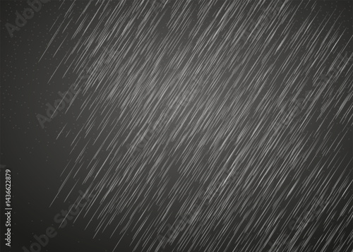 Raindrop effect. Rain overlay on dark transparent background desktop wallpaper. Simple rain weather overlay with dark background. Simple rainy weather at night time. PNG