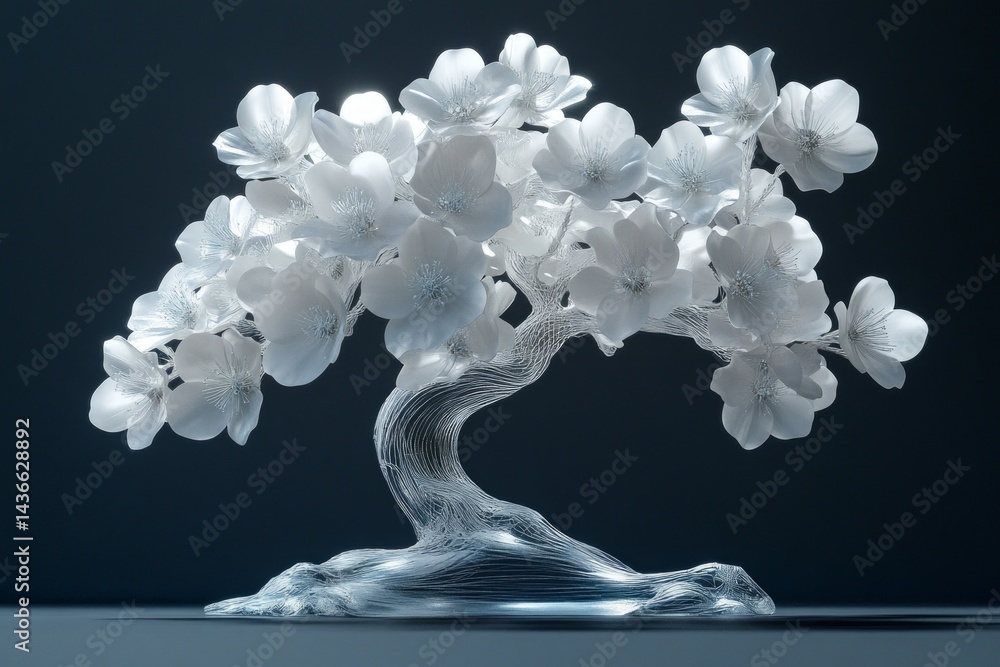 Beautiful image: detailed wire tree.