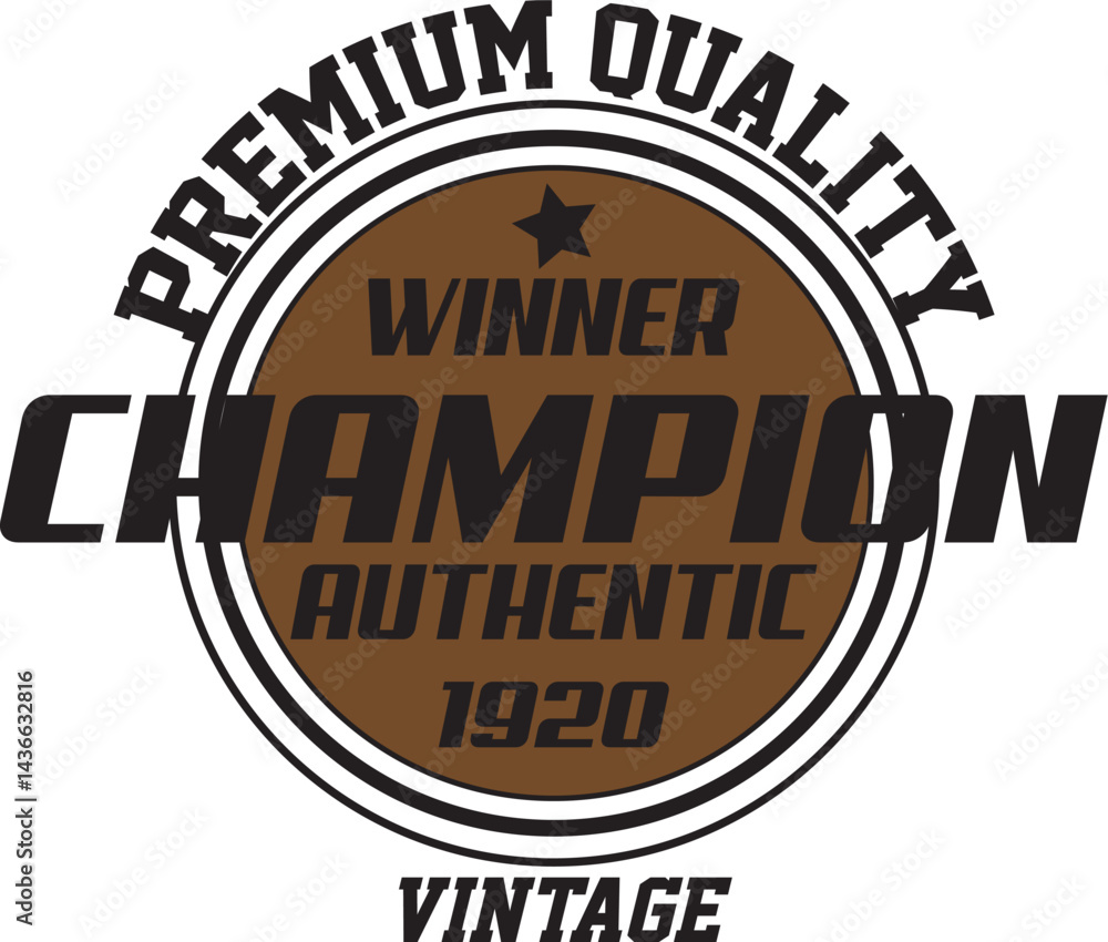 Fototapeta premium Typography t shirt design