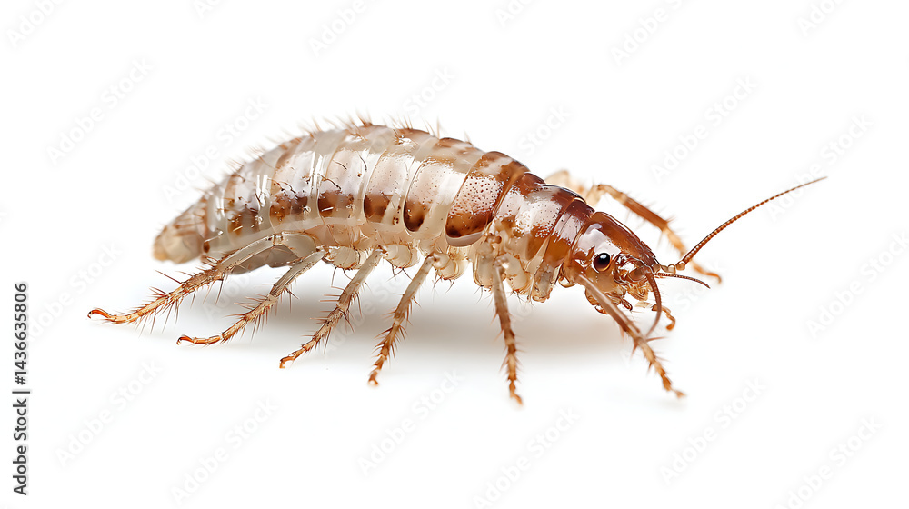 Head lice isolated on a white background. Head lice isolated on a white background.