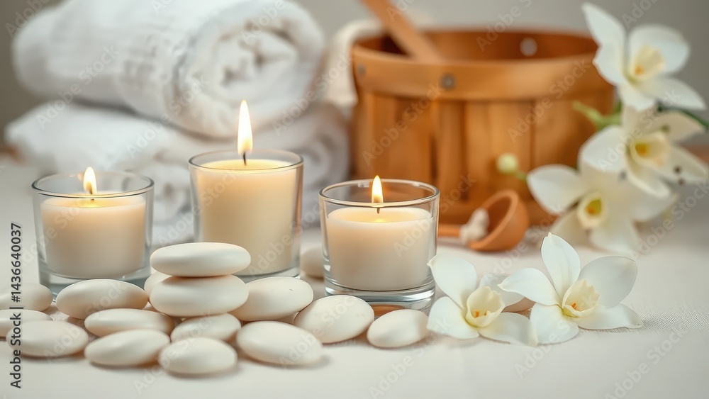 Candles at the spa Candles at the spa
