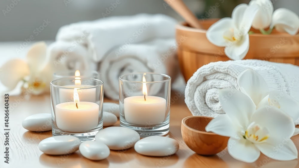Candles at the spa Candles at the spa