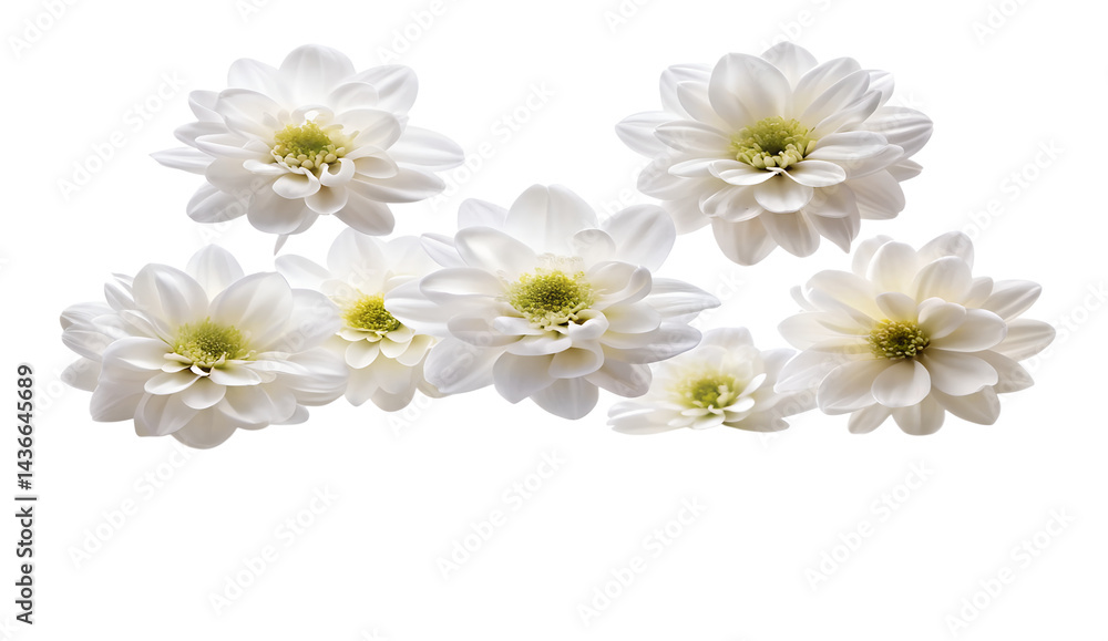 Fototapeta premium white chrysanthemum flowers