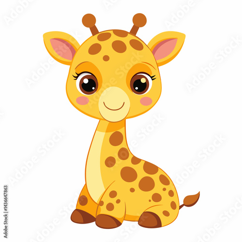 Cartoon Animal Character Illustration – Cute and Fun Wildlife Artwork for Kids

