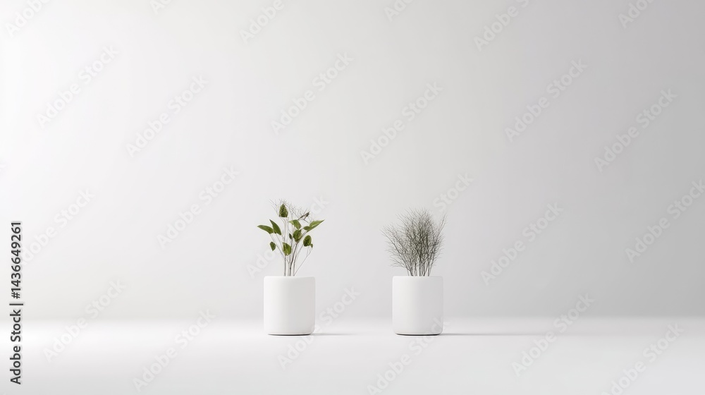 Minimalist plant display Minimalist plant display