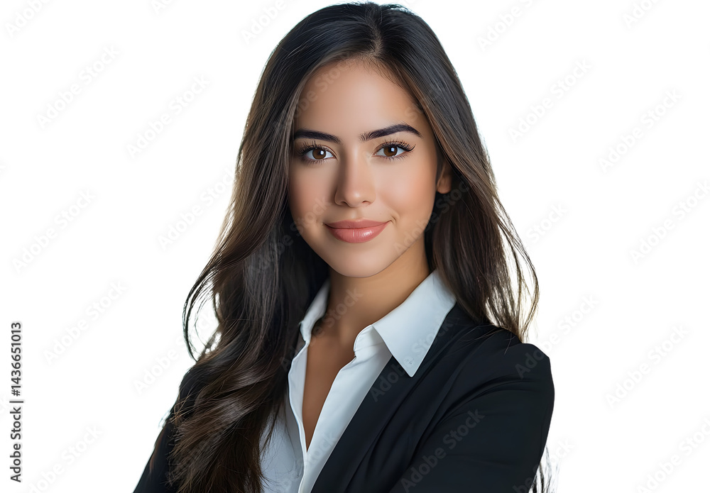 Confident business grad student mba degree success driven female brunette hispanic businesswoman Confident business grad student mba degree success driven female brunette hispanic businesswoman