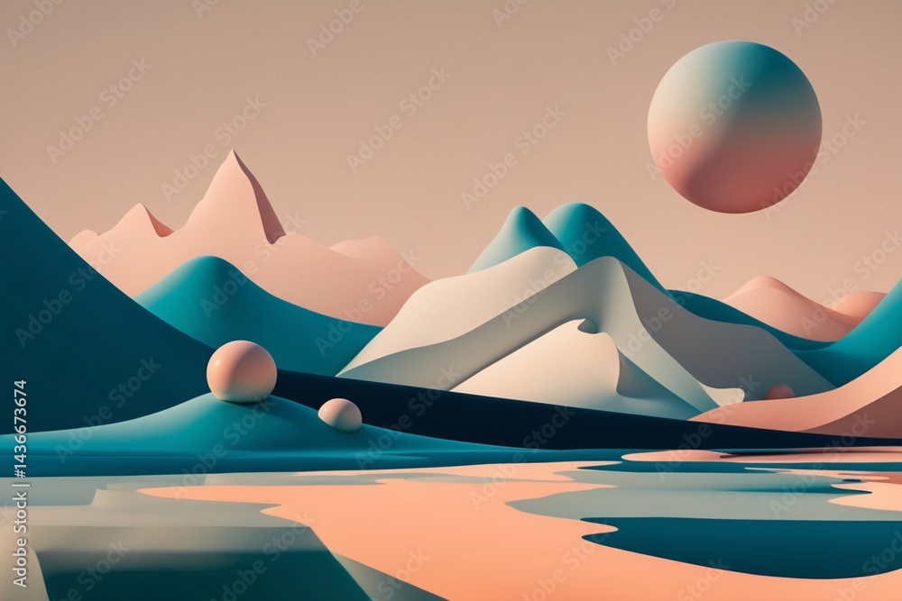 Boho 3D Landscape Wallpaper, Abstract Boho Wallpaper, Geometric Mirror Arches, Abstract Zen Seascape Background, 3D Mountain Wallpaper, Abstract Sand Dunes, Surreal Desert Wallpaper Boho 3D Landscape Wallpaper, Abstract Boho Wallpaper, Geometric Mirror Arches, Abstract Zen Seascape Background, 3D Mountain Wallpaper, Abstract Sand Dunes, Surreal Desert Wallpaper