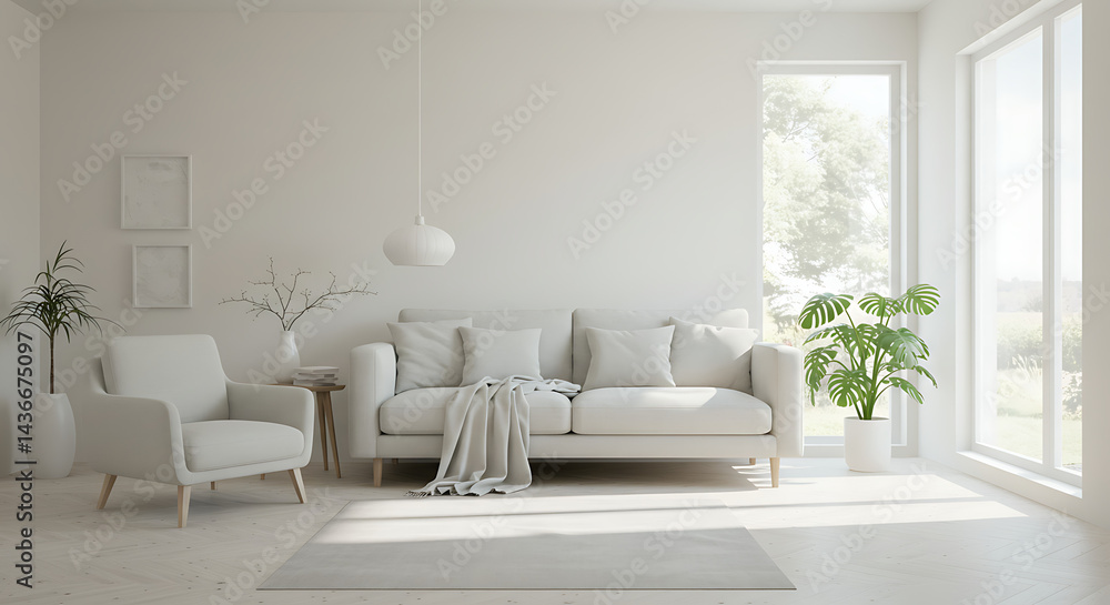 Fototapeta premium modern living room