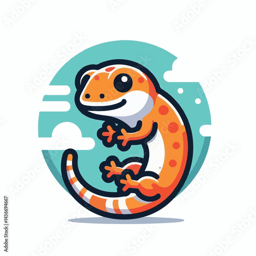 lizard, reptile, gecko, nature, animal, wildlife, isolated, tropical, wild, exotic, green, vector, illustration, cartoon, iguana, tail, white, salamander, design, icon, pet, color, zoo, background, ar