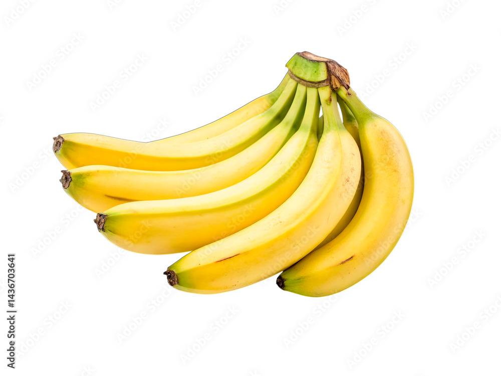 Bunch of bananas isolated on transparent background Bunch of bananas isolated on transparent background