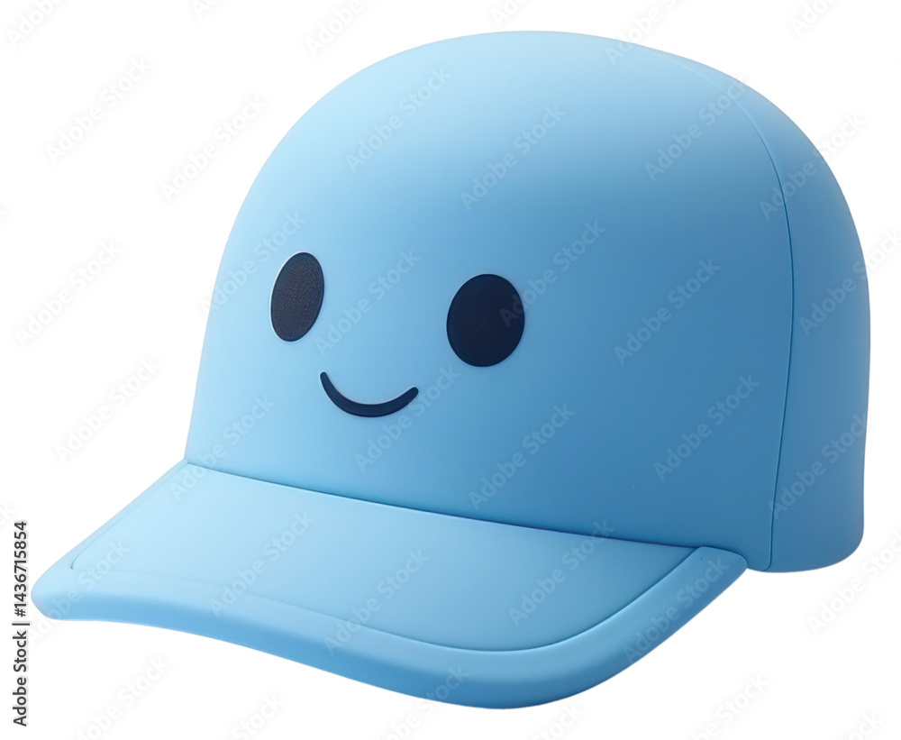 Fototapeta premium PNG Cartoon cap transparent background anthropomorphic.