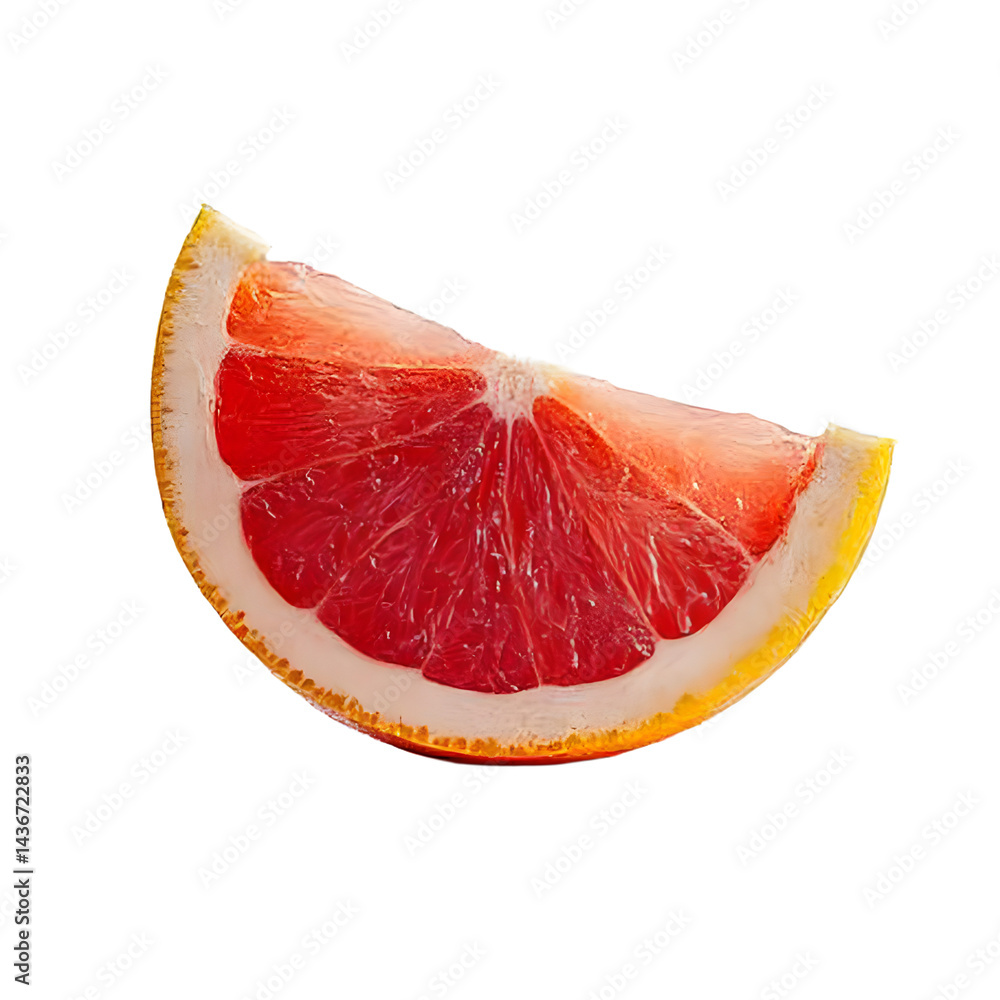 Fresh slice of grapefruit isolated on a transparent background for culinary and healthrelated concepts, slice of grapefruit isolated on transparent background Fresh slice of grapefruit isolated on a transparent background for culinary and healthrelated concepts, slice of grapefruit isolated on transparent background