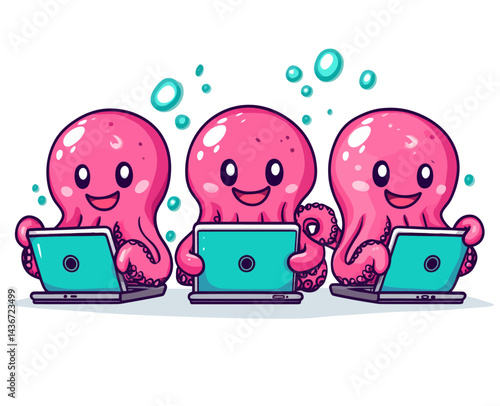 The phrase Polpo Informatico Tecnologico Cartoon Technological Octopus represents a fusion of technology and animation