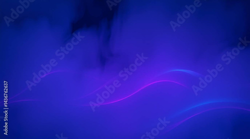 Abstract background with dark blue and purple hues and subtle light streaks creating a dreamy effect created with generative ai