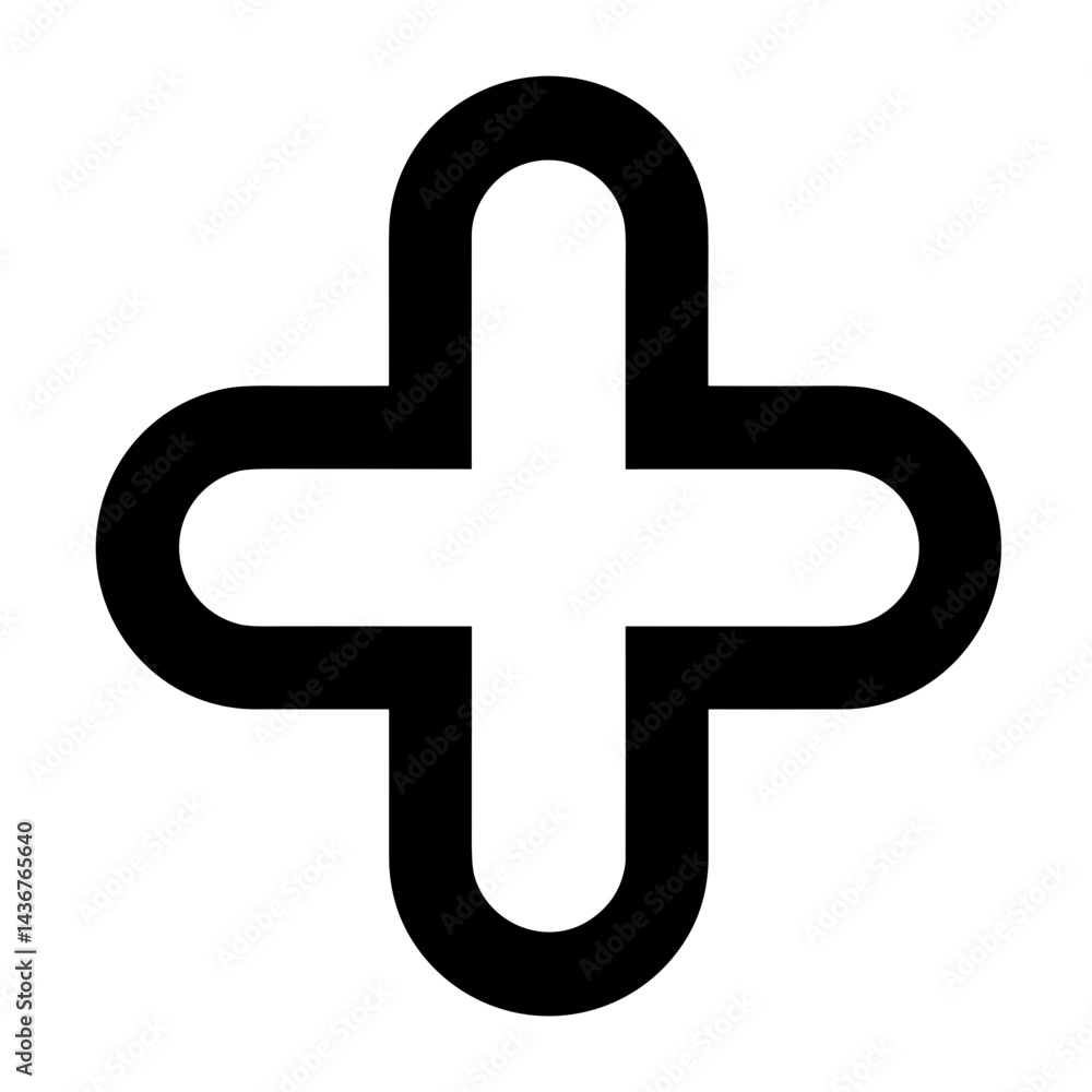 Plus shaped icon symbolizing health recovery boost and healing in gaming fantasy quests and RPG adventure Plus shaped icon symbolizing health recovery boost and healing in gaming fantasy quests and RPG adventure