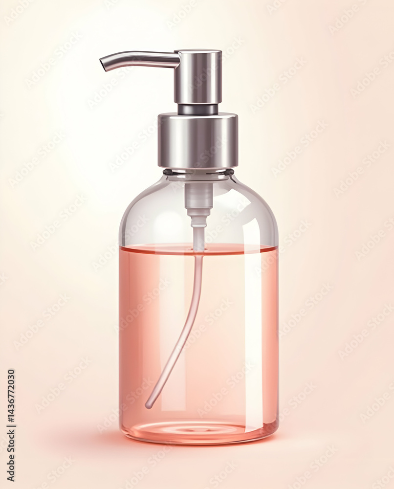 Glass Refillable Soap Dispenser with Simple Pump Design Glass Refillable Soap Dispenser with Simple Pump Design