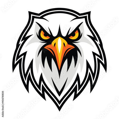 Wallpaper Mural Powerful eagle head logo Torontodigital.ca