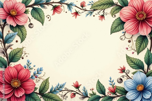 Intricate floral damask, swirling vines and leaves , intricate, brocade