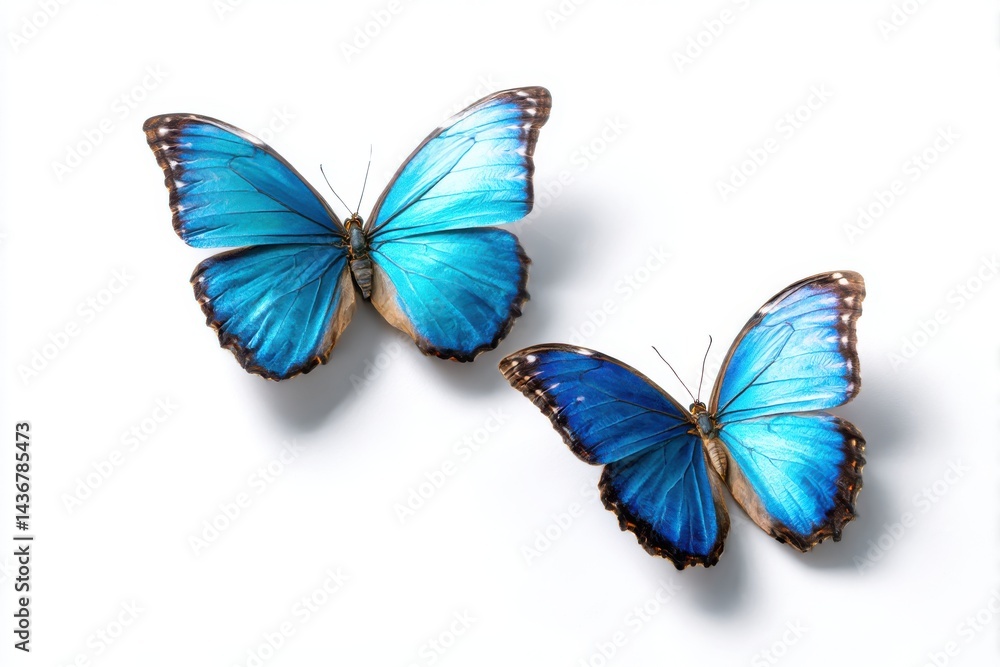 Obraz premium Blue morpho butterfly