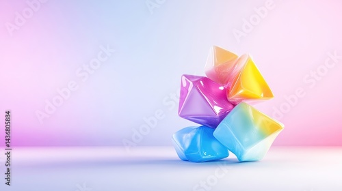 Abstract colorful shapes