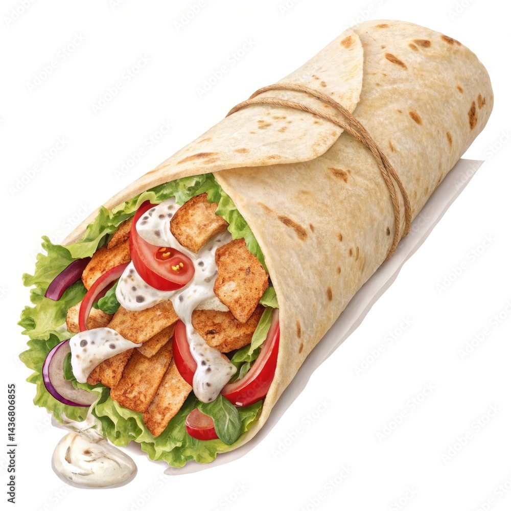 chicken and vegetable wrap sandwich chicken and vegetable wrap sandwich