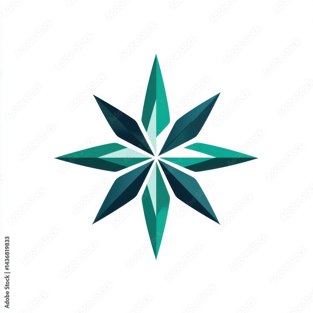 Stylized teal and dark green compass rose graphic, symbolizing direction and navigation. Stylized teal and dark green compass rose graphic, symbolizing direction and navigation.