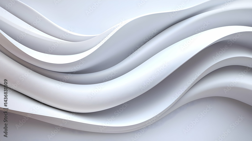 Obraz premium Delicate Lilac Purple Gradient Abstract Wave Background