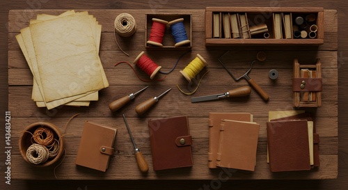 Artisan Bookbinding Workshop Tools Materials and Handmade Journals