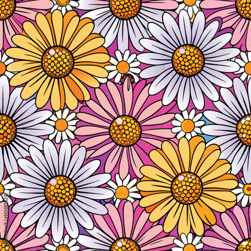 Vibrant Floral Pattern