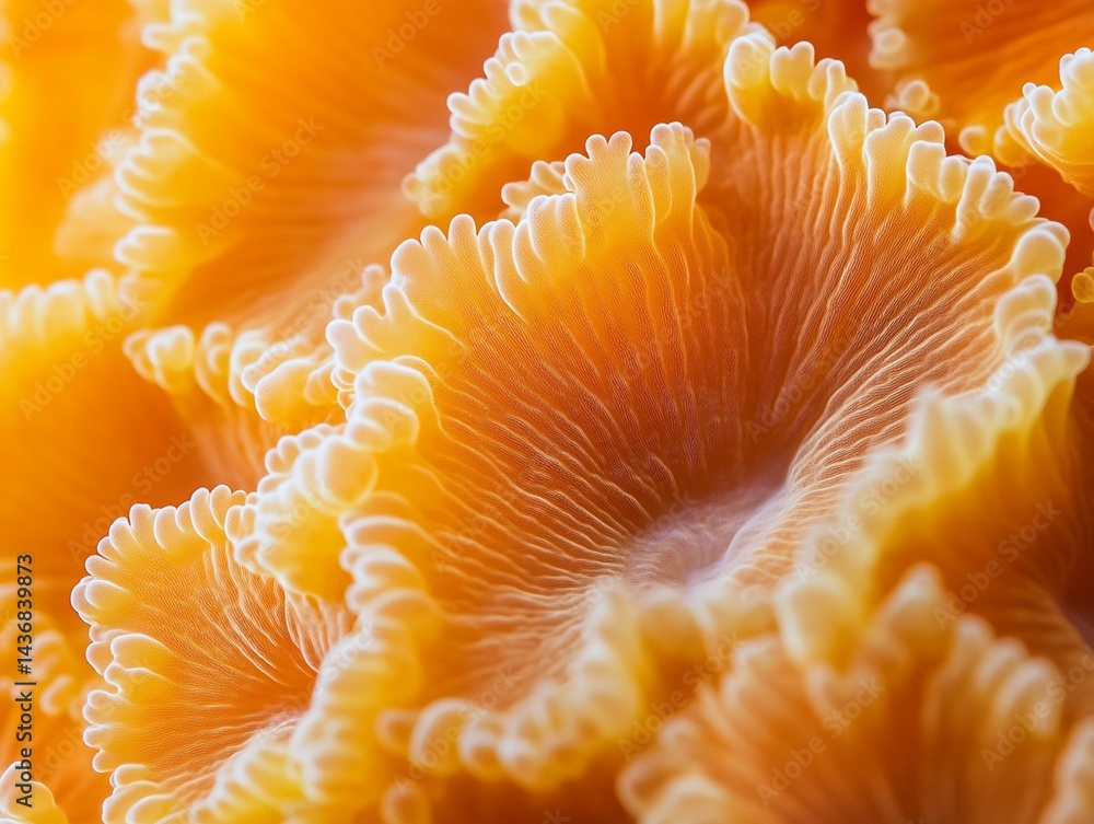 Close-up Photograph of Orange Coral Texture Close-up Photograph of Orange Coral Texture