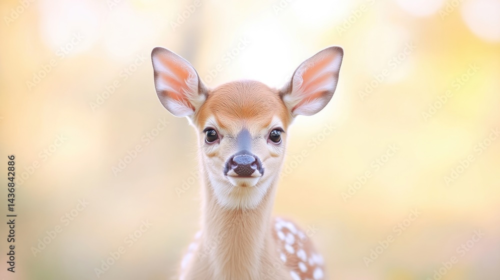Obraz premium Fawn in Sunlight