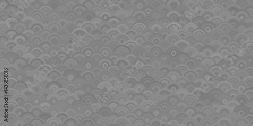 Vector snake pattern. Grey dragon scale. Fish texture. Grey skin background of reptile mermaid lizard. Oriental monster skin print.