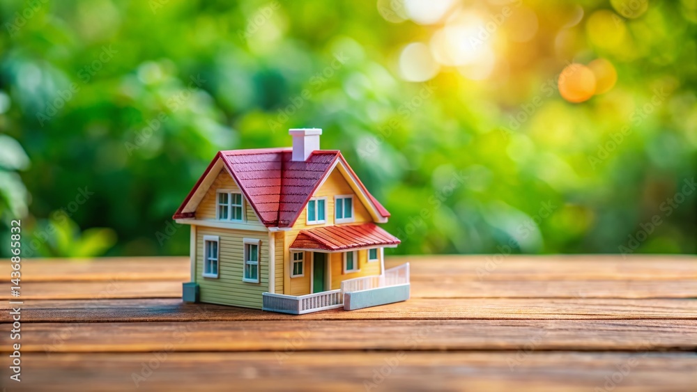 Charming Miniature House Model for Sale - Real Estate Photography Charming Miniature House Model for Sale - Real Estate Photography