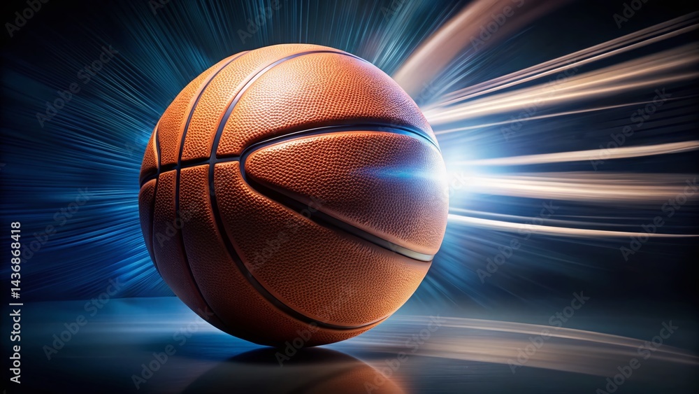 Close-Up Spinning Basketball in Motion - Dynamic Sports Action Photography Close-Up Spinning Basketball in Motion - Dynamic Sports Action Photography