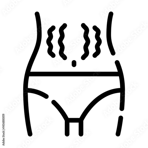 Icon abdominal muscles