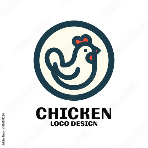 Chicken Vector Logo Design