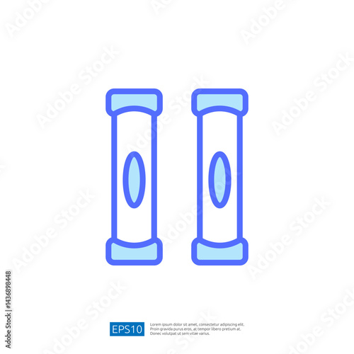 Legal Framework Icon Representing Law and Judgement in Simplistic Design