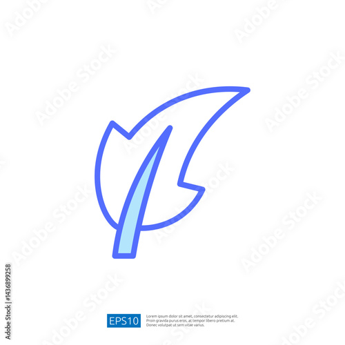 Iconic Leaf Symbol Representing Environmental Law and Judgment Themes in Modern Legal Context