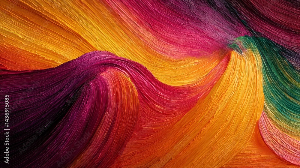 Abstract Swirling Fabric in Jewel Tones Abstract Swirling Fabric in Jewel Tones