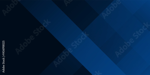 Modern background gradient dark navy blue banner abstract