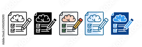 Flexible Problem Solving Icon Set Multiple Style Collection