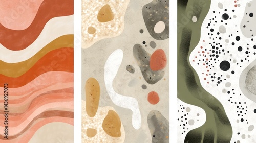 Abstract textured backgrounds