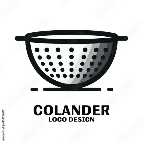 Colander Vector Logo Design