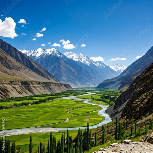 Hunza Valley’s Majestic Landscape A Stunning