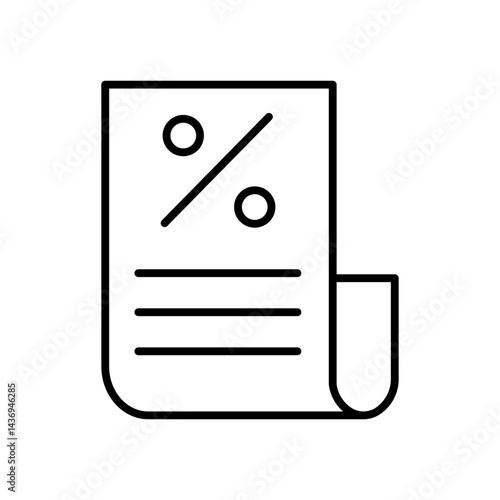 discount line icon