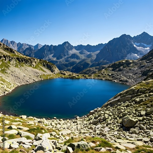 Icy Beauty of Estany Primer (Pessons Lakes), Andorra