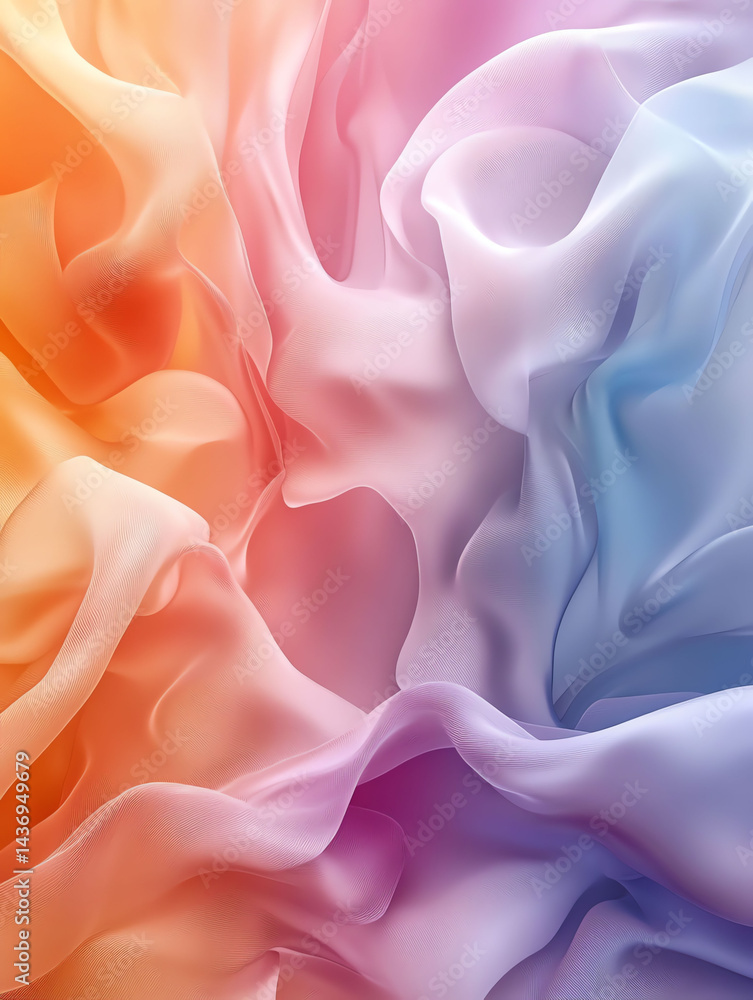 Obraz premium Pastel Fluid Background Texture Abstract Swirls of Color